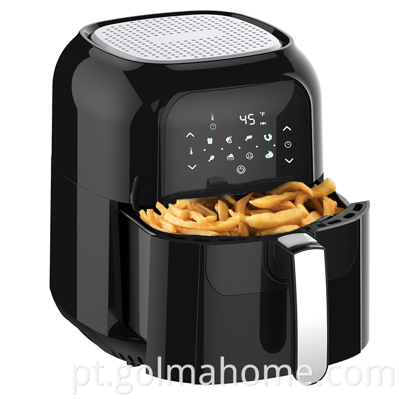 Forno de fritadeira de ar quente da amazon elétrico 5.5L profundo mini forno de fritadeira de ar quente para uso doméstico fritadeira de ar